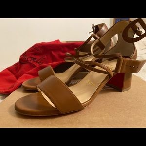 Louboutin Choca 55 Leather Sandals